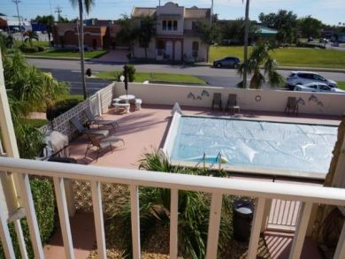 View of Pool from Balcony